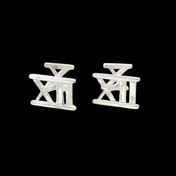 Tiffany & Co Cufflinks Sterling Silver 6.20 Grams Estate TIF917 - Picture 3 of 8